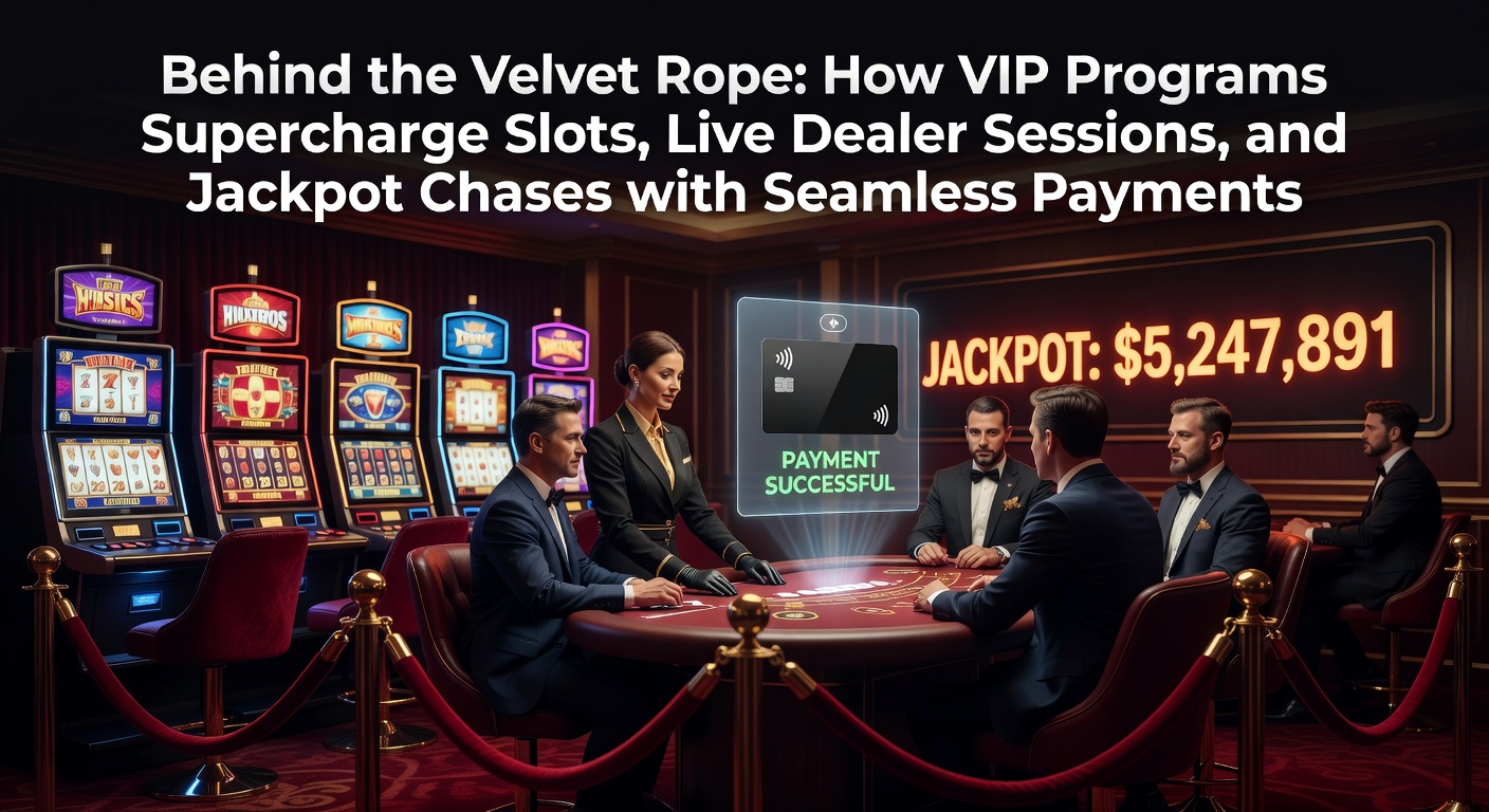 Ein elegantes VIP-Lounge-Ambiente in einem Online-Casino mit Slots und Live-Dealer-Tischen im Hintergrund