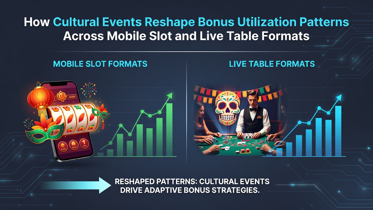 Mobile Spieler nutzen Boni während kultureller Events in Slots und Live-Tischen
