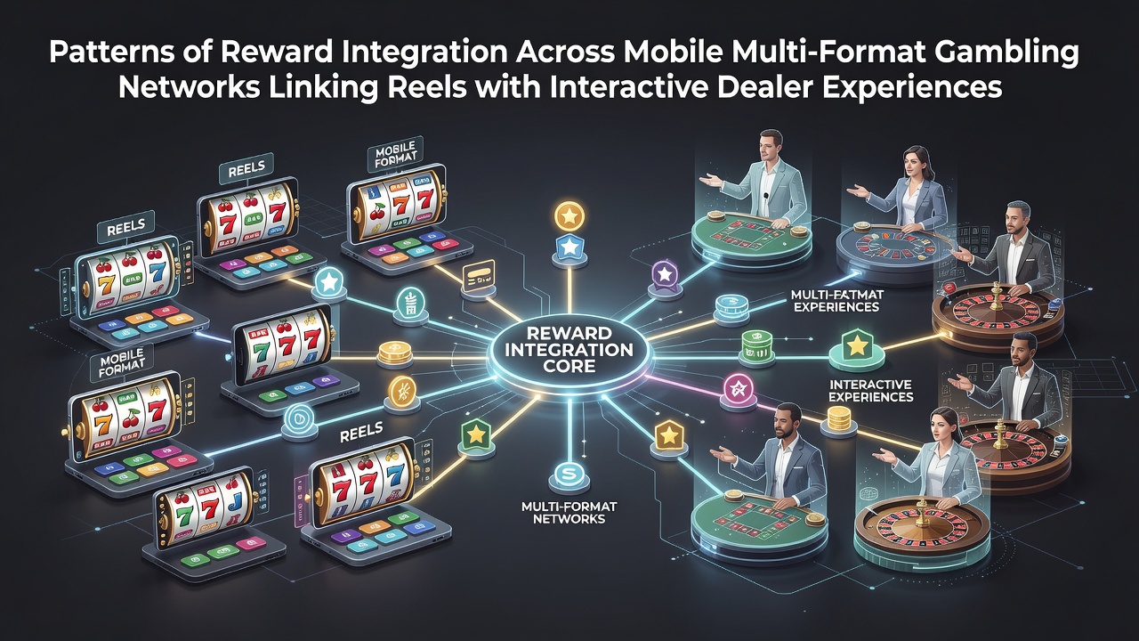 Mobile Schnittstellen zeigen die Verknüpfung von Slot-Walzen und Live-Dealer-Sessions in integrierten Netzwerken