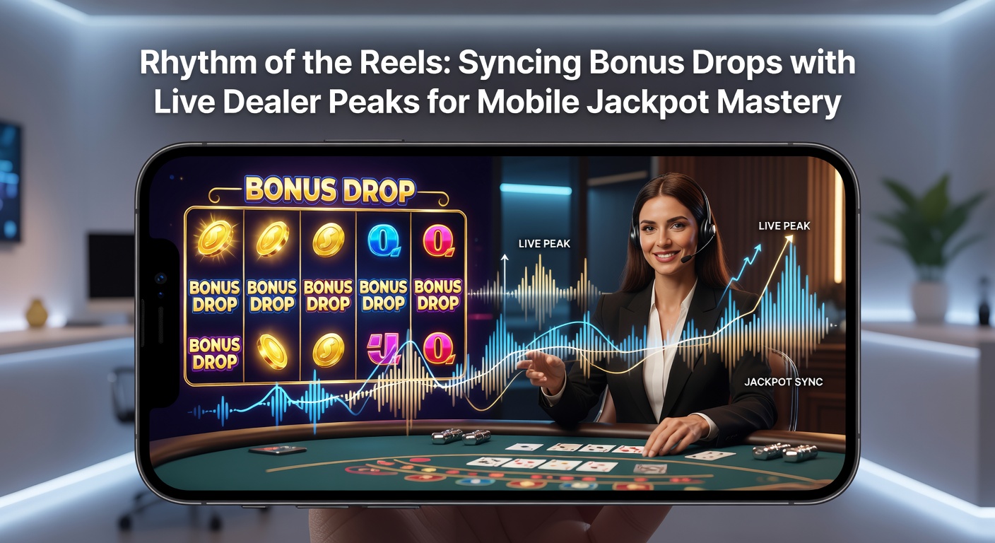 Nahaufnahme eines Live-Dealer-Roulette-Tisches mit fallenden Bonus-Symbolen aus einem Slot-Fenster auf einem Tablet, umgeben von Jackpot-Zählern