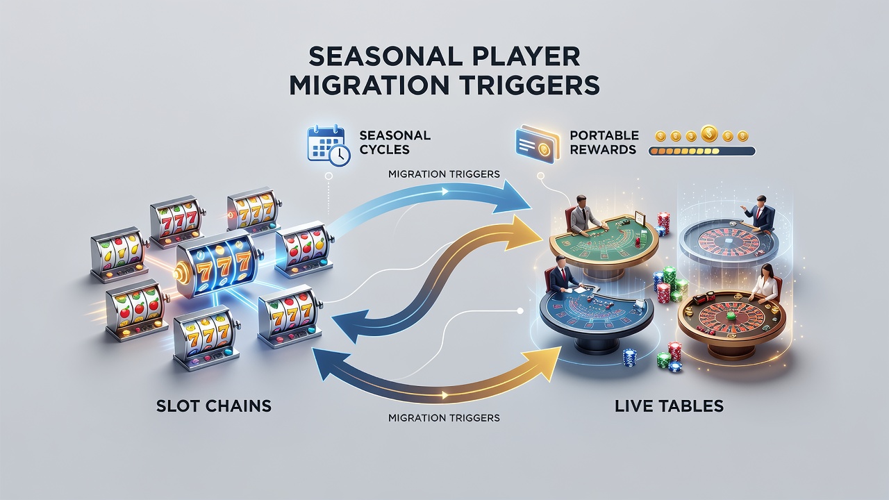 Datenvisualisierung zu Spielerwanderungen zwischen Slots und Live-Tischen im August 2026
